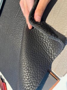 testing synthetic leather before footwear production