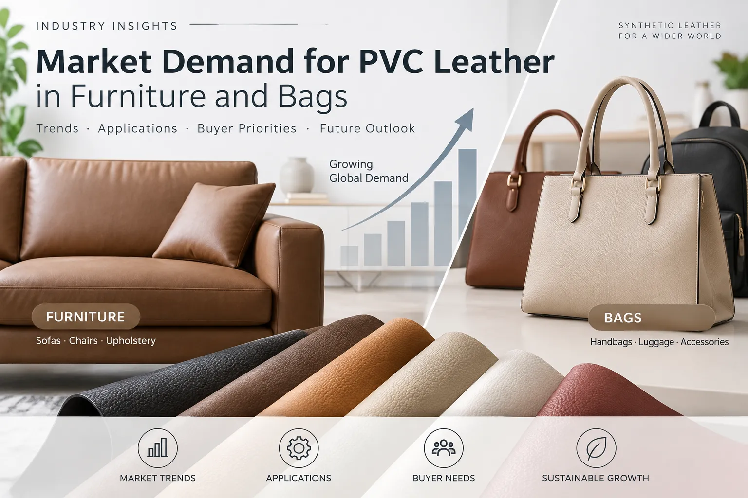 PVC Leather Market Demand in Furniture & Bags
