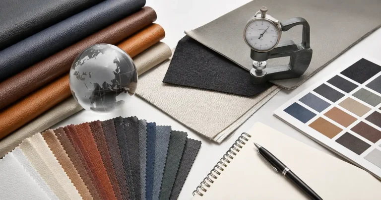 PVC leather specification checklist for B2B buyers
