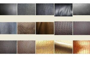 genuine leather grain and fiber structure